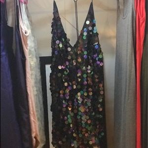 NWT sequin Motel Rocks dress, size small black